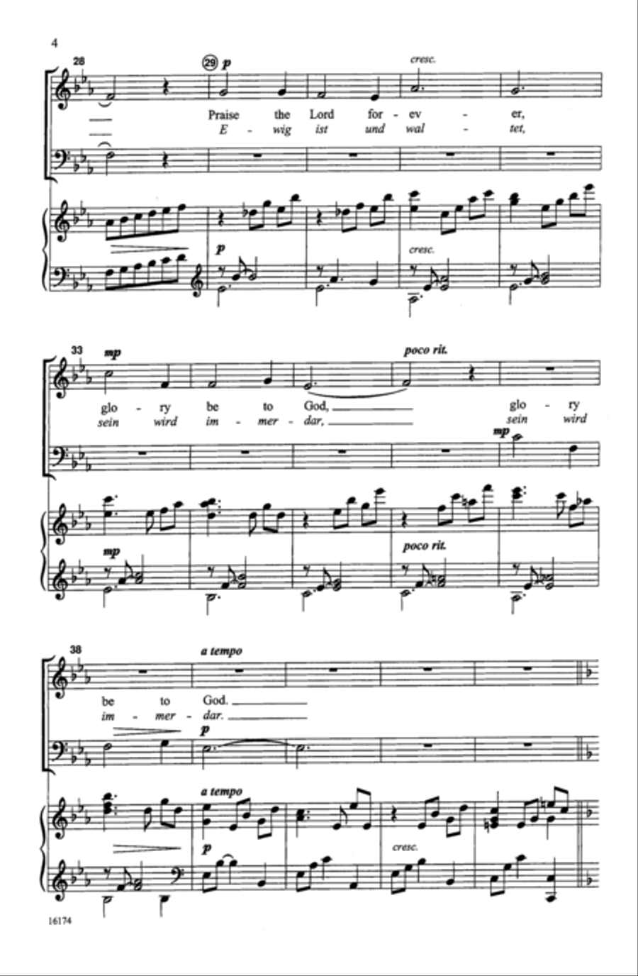 Holy, Holy, Holy 4-Part scores gallery preview page 4