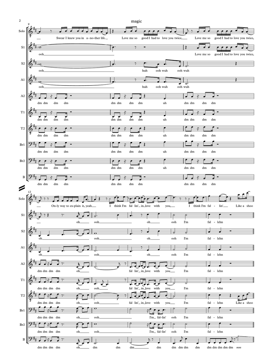 Magic Magic Divisi scores gallery preview page 2