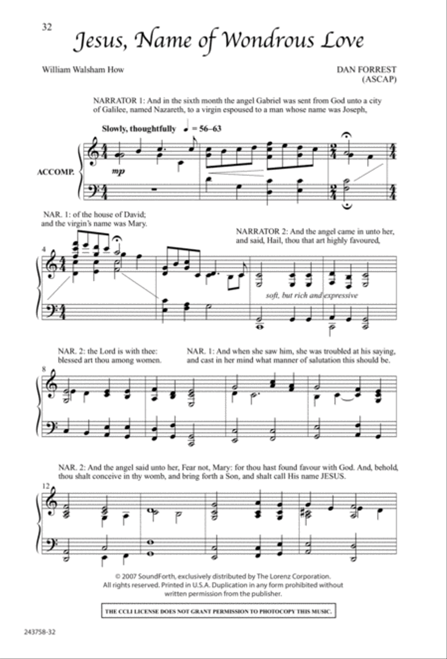 Lord of Glory 4-Part scores gallery preview page 14
