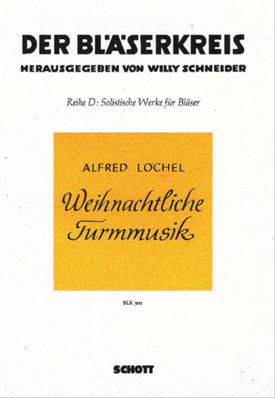 Weihnachtliche Turmmusik Parts School and Community scores gallery preview page 1