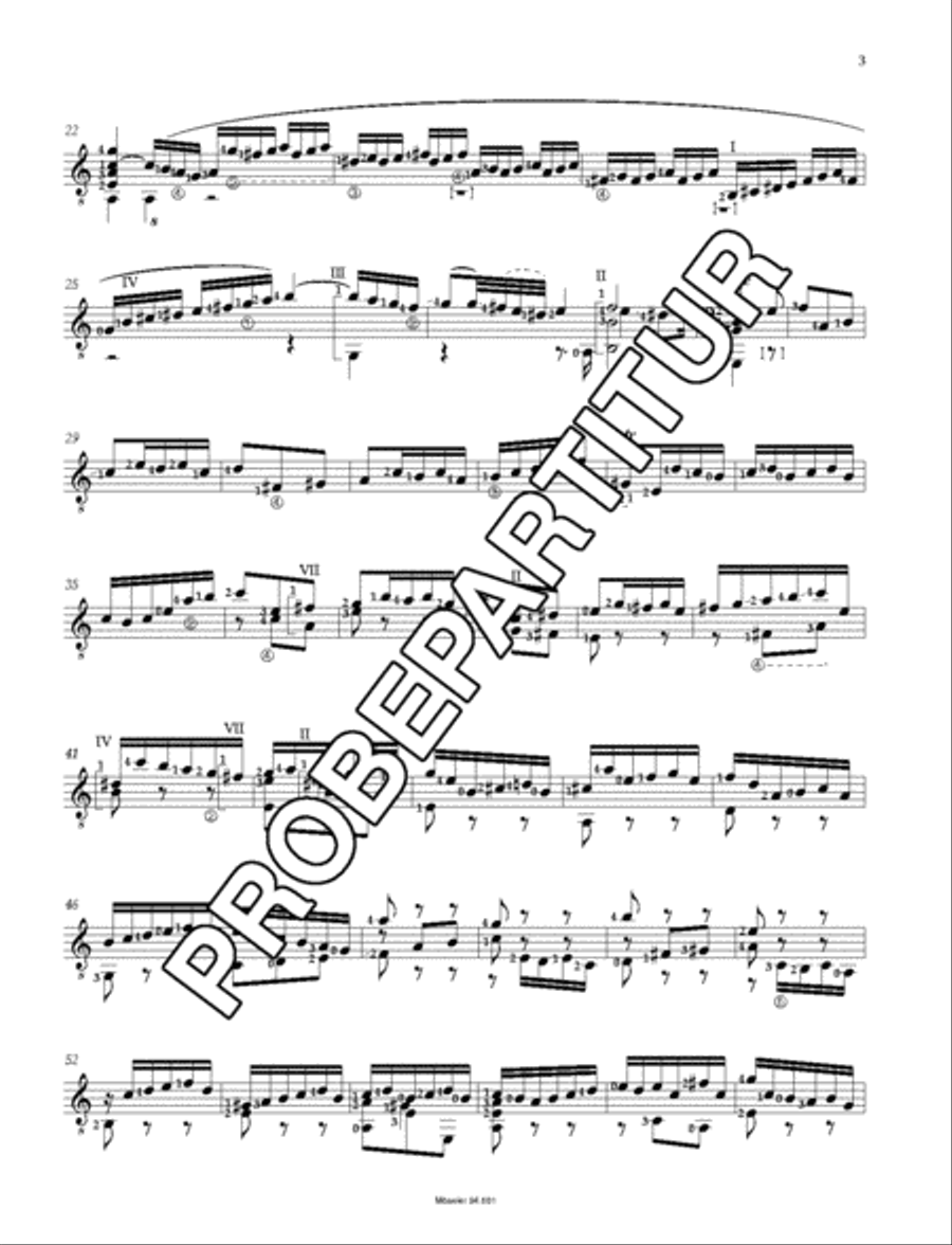 Suite a-Moll (orig. g-Moll) BWV 995 Classical Guitar scores gallery preview page 4