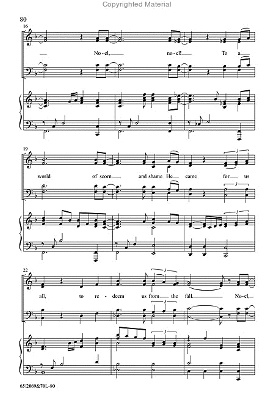 A Noel Celebration 4-Part scores gallery preview page 25