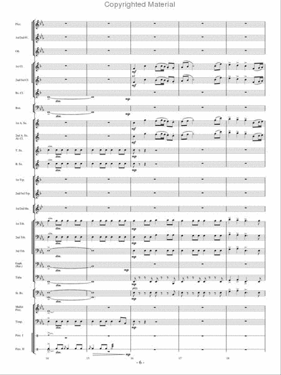 Where Eagles Soar Concert Band scores gallery preview page 5