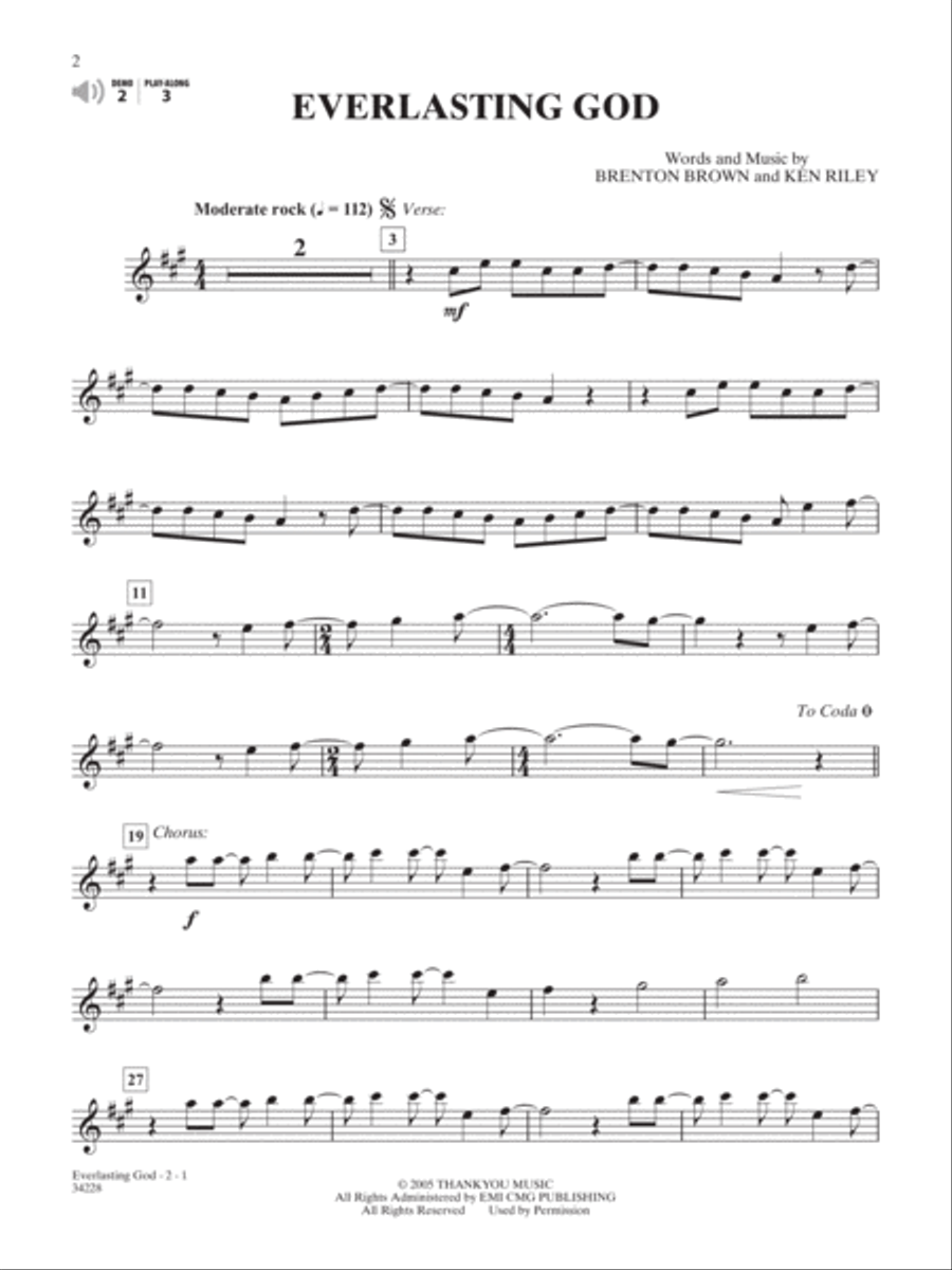 Top Praise & Worship Instrumental Solos Alto Saxophone scores gallery preview page 3
