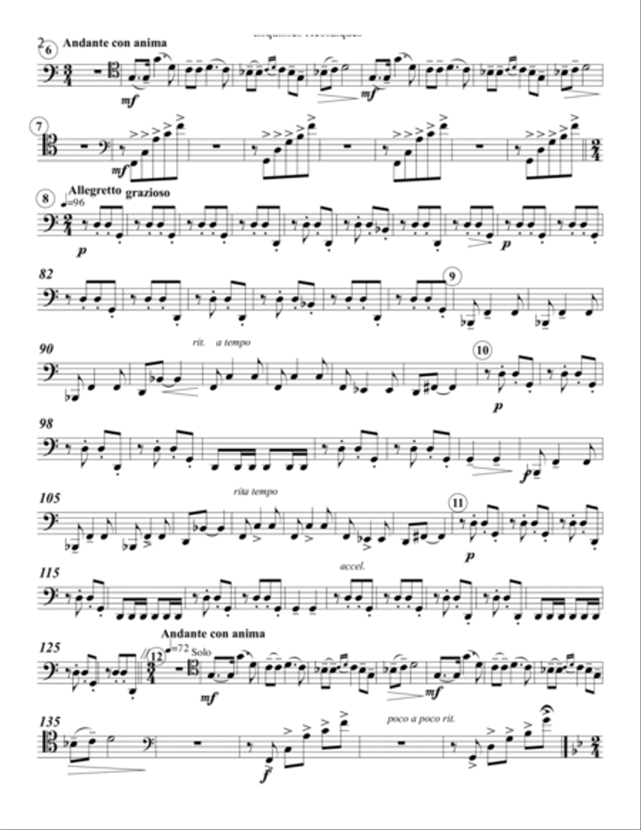 Hebrew Sketches Woodwind Quintet scores gallery preview page 2
