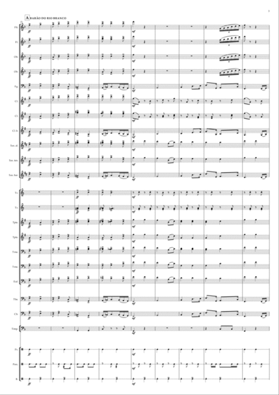 ETERNAMENTE CLÁSSICOS Marching Band scores gallery preview page 3