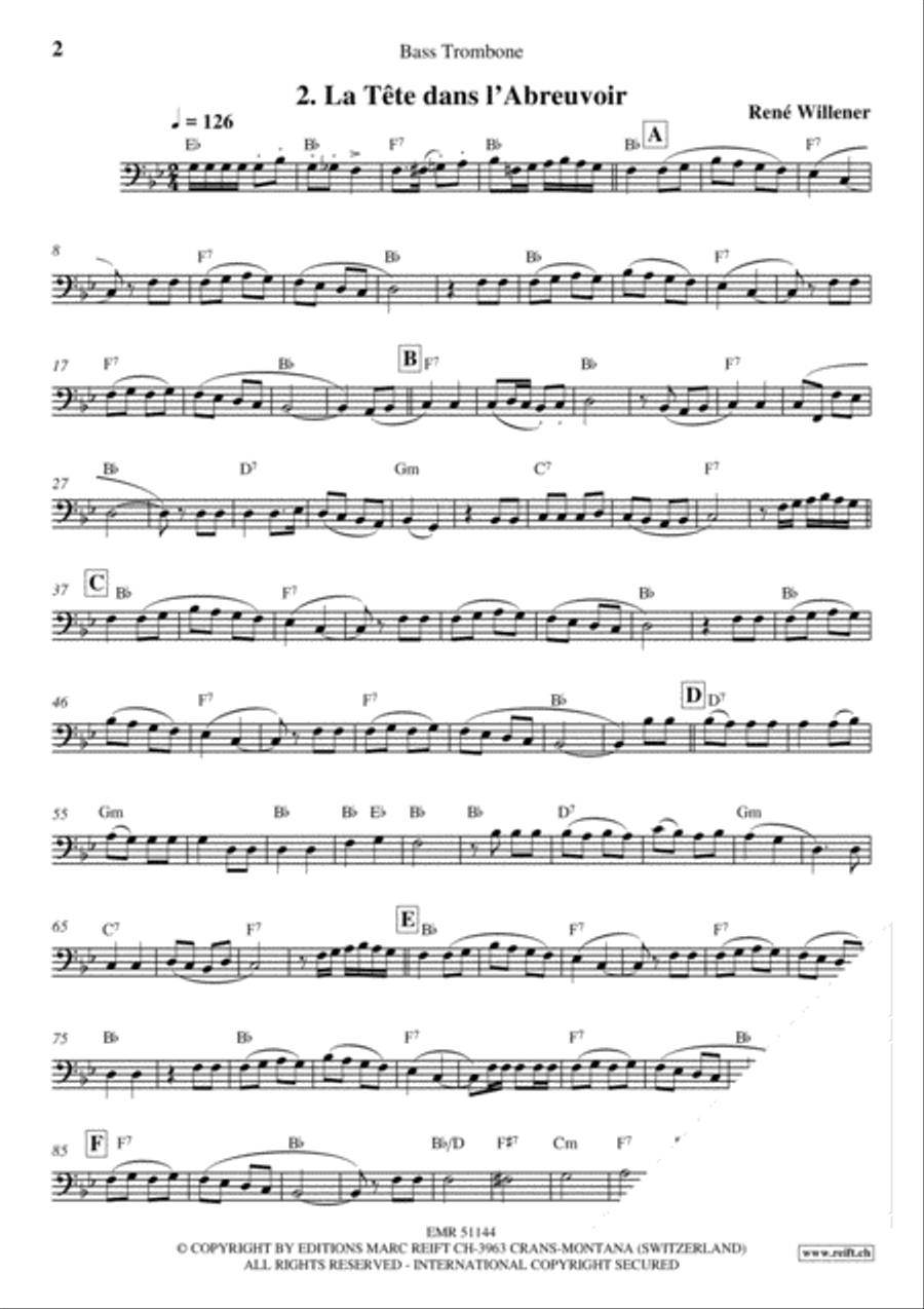 La Fete au Chalet Volume 3 Trombone scores gallery preview page 4