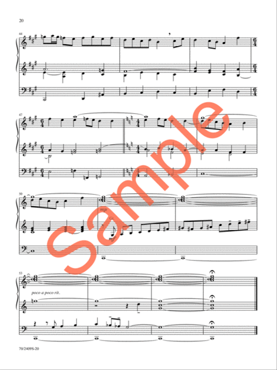 Ascension Alleluias Organ Solo scores gallery preview page 18
