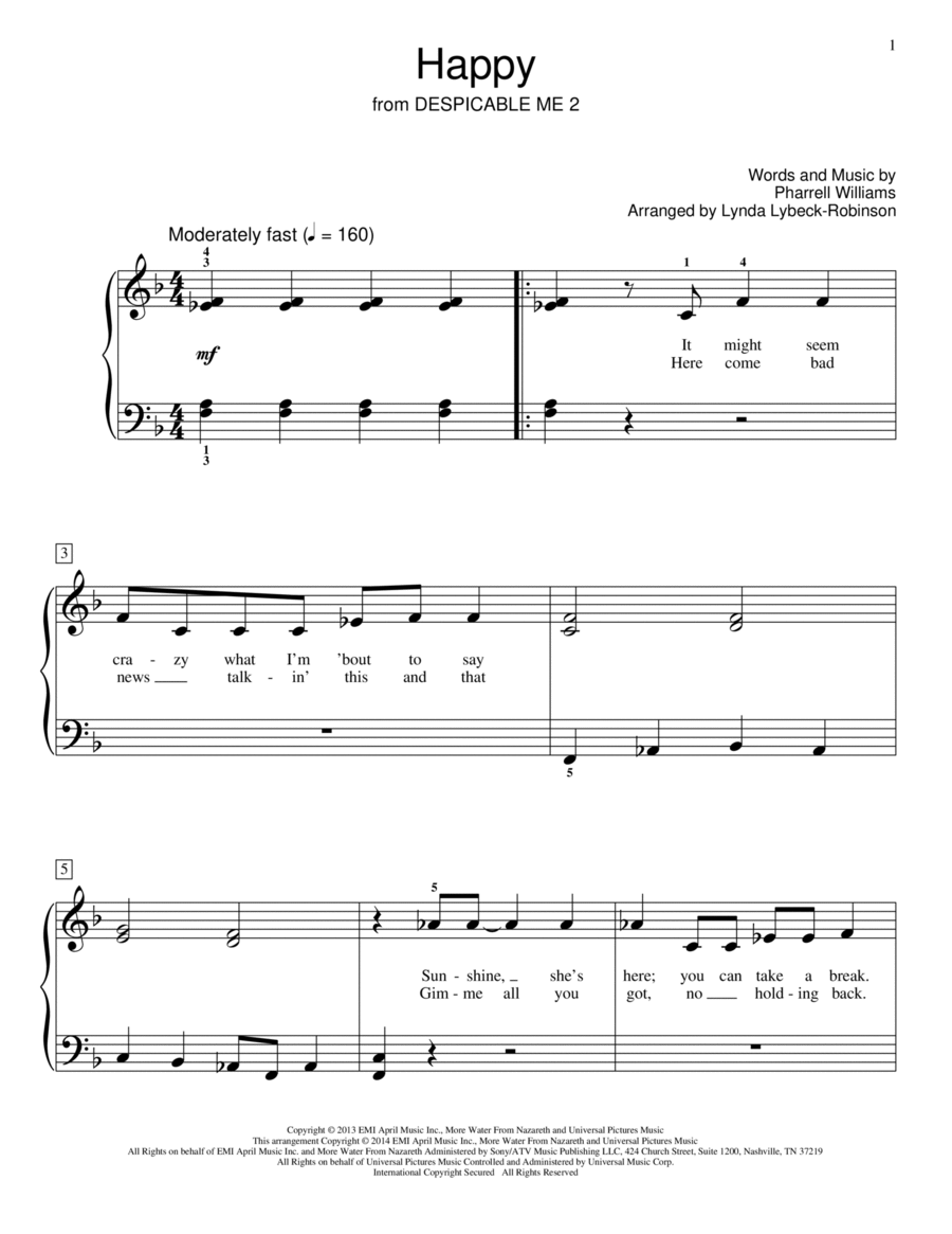 Happy Happy Piano Method scores gallery preview page 1