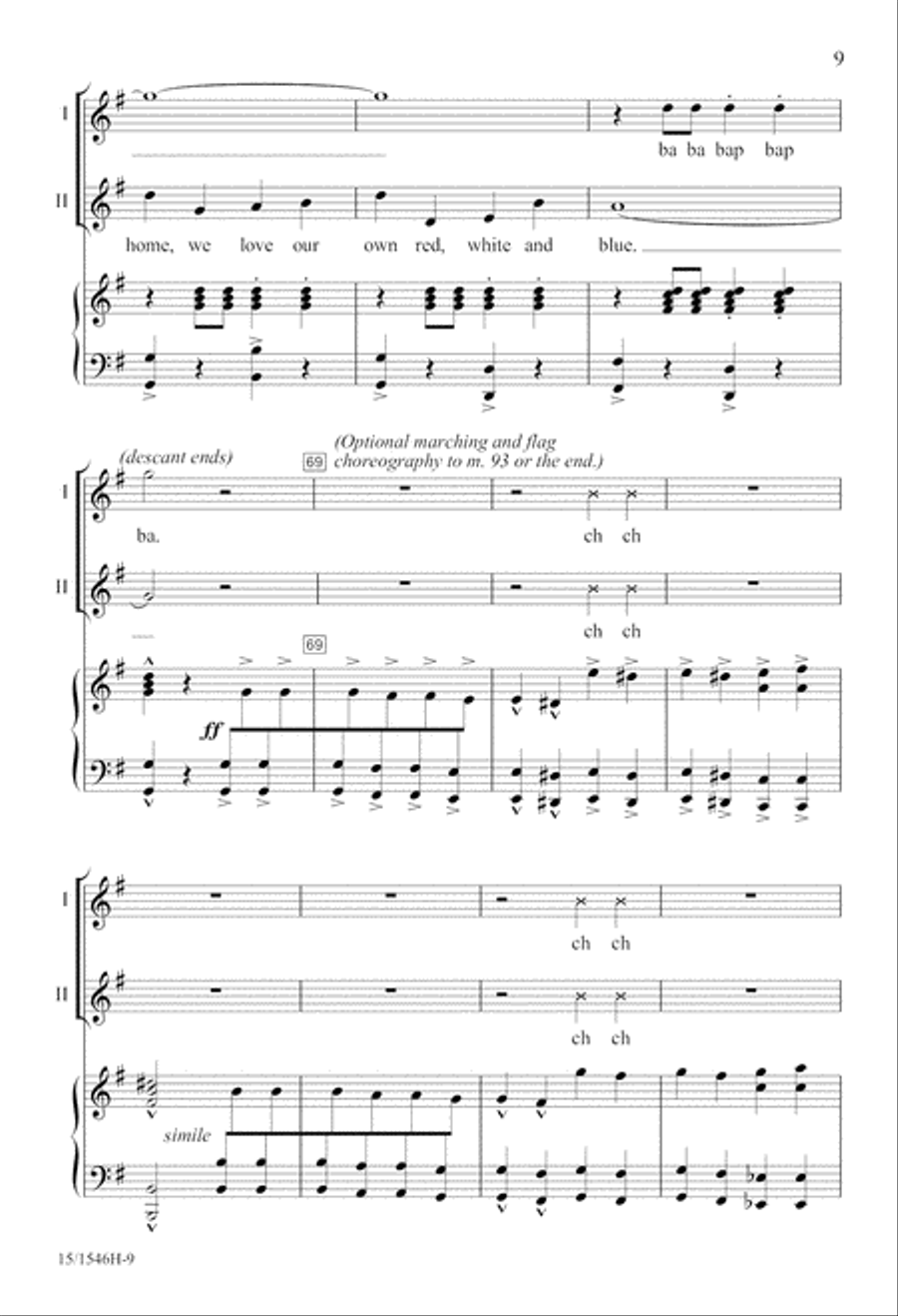 Stars and Stripes 2-Part scores gallery preview page 10