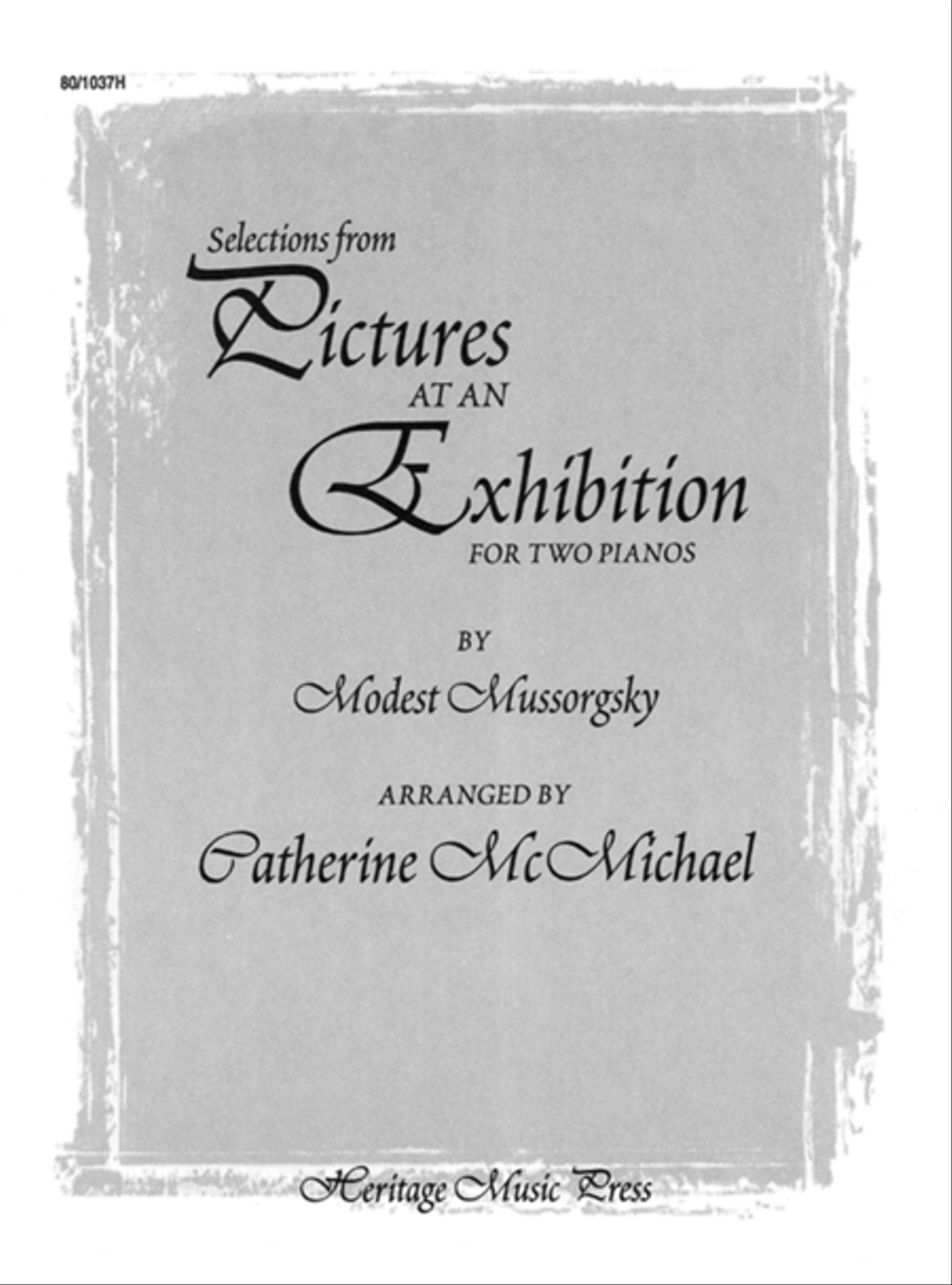 Pictures at an Exhibition for Two Pianos 2 Pianos, 4-Hands scores gallery preview page 1