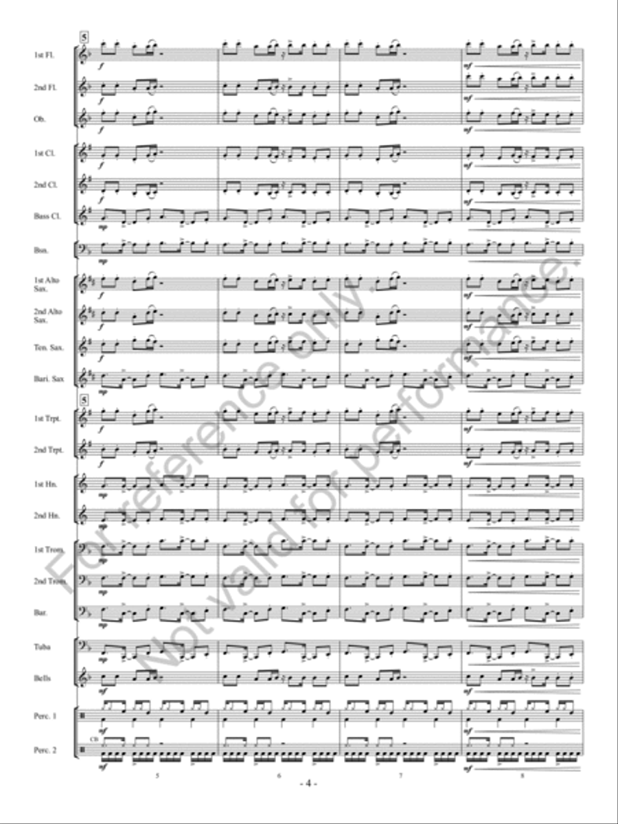 Partay! Concert Band scores gallery preview page 5