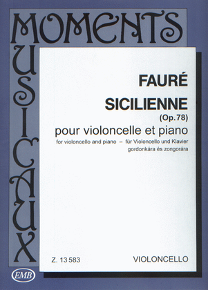 Book cover for Sicilienne op. 78