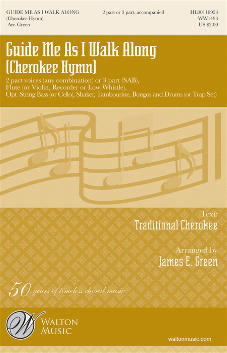 Guide Me As I Walk Along 3-Part scores gallery preview page 1