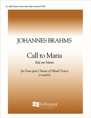 Book cover for Marienlieder: 5. Call to Mary (Ruf zur Maria)