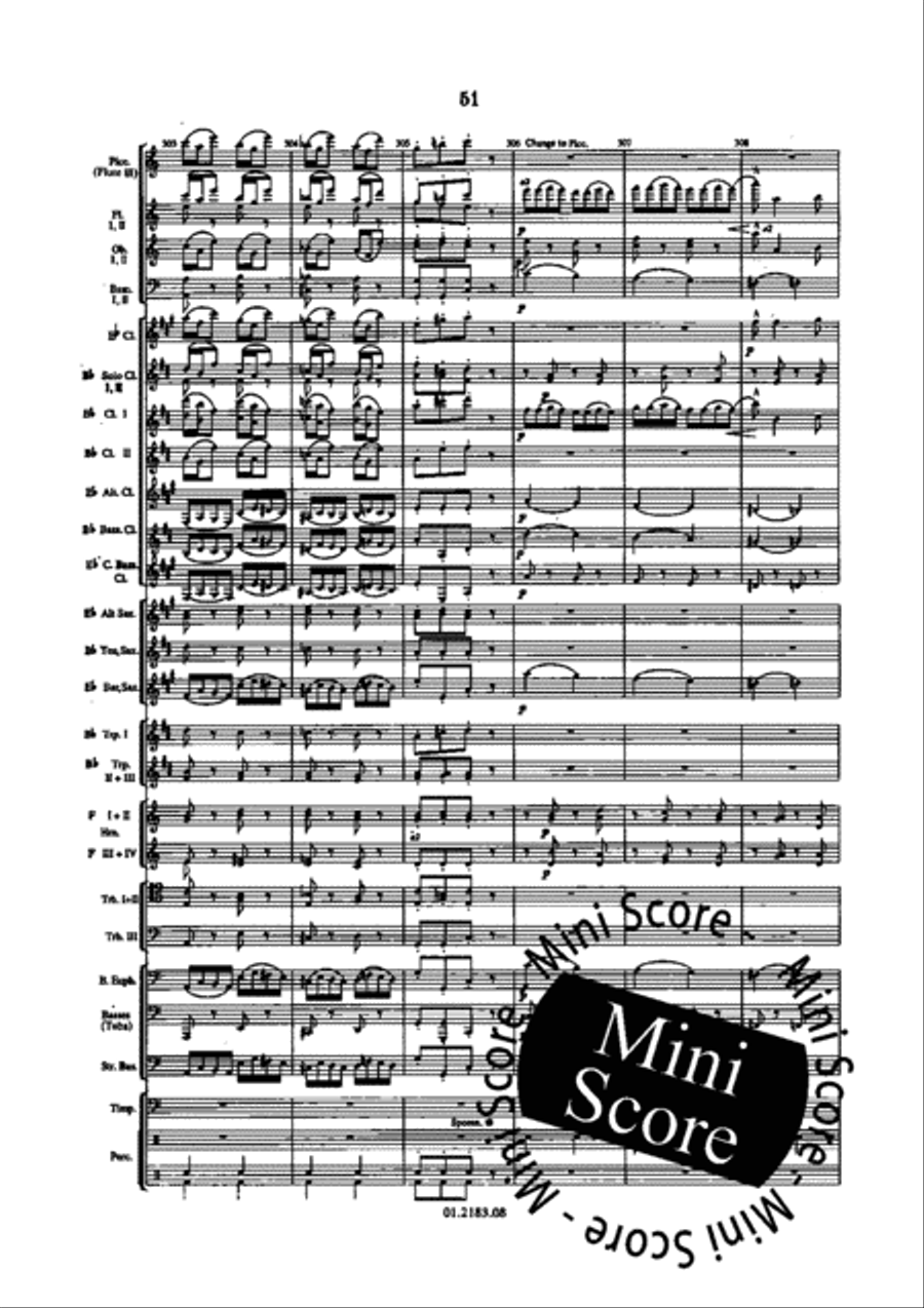 Der Zigeunerbaron Concert Band scores gallery preview page 57