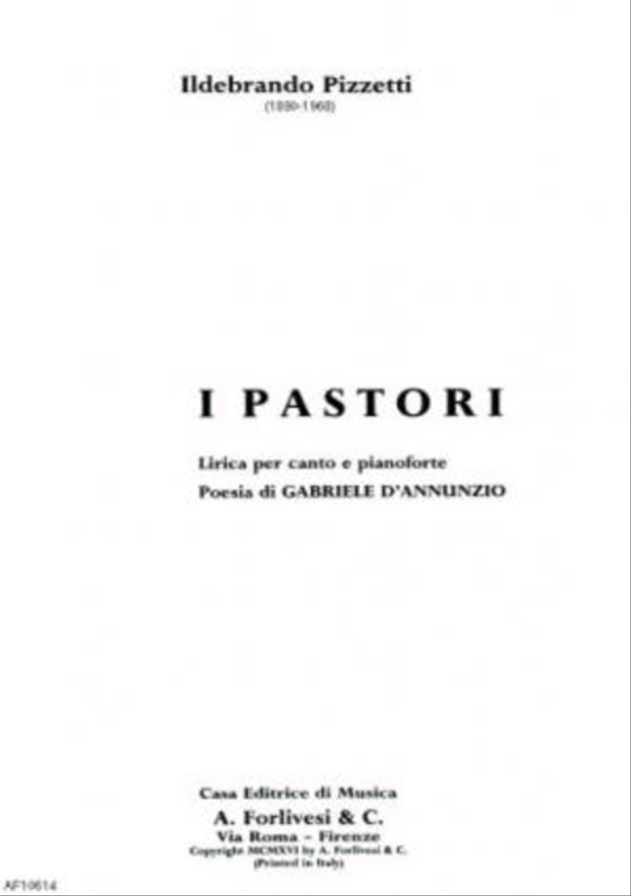 Cinque liriche Cinque liriche Voice Solo scores gallery preview page 1