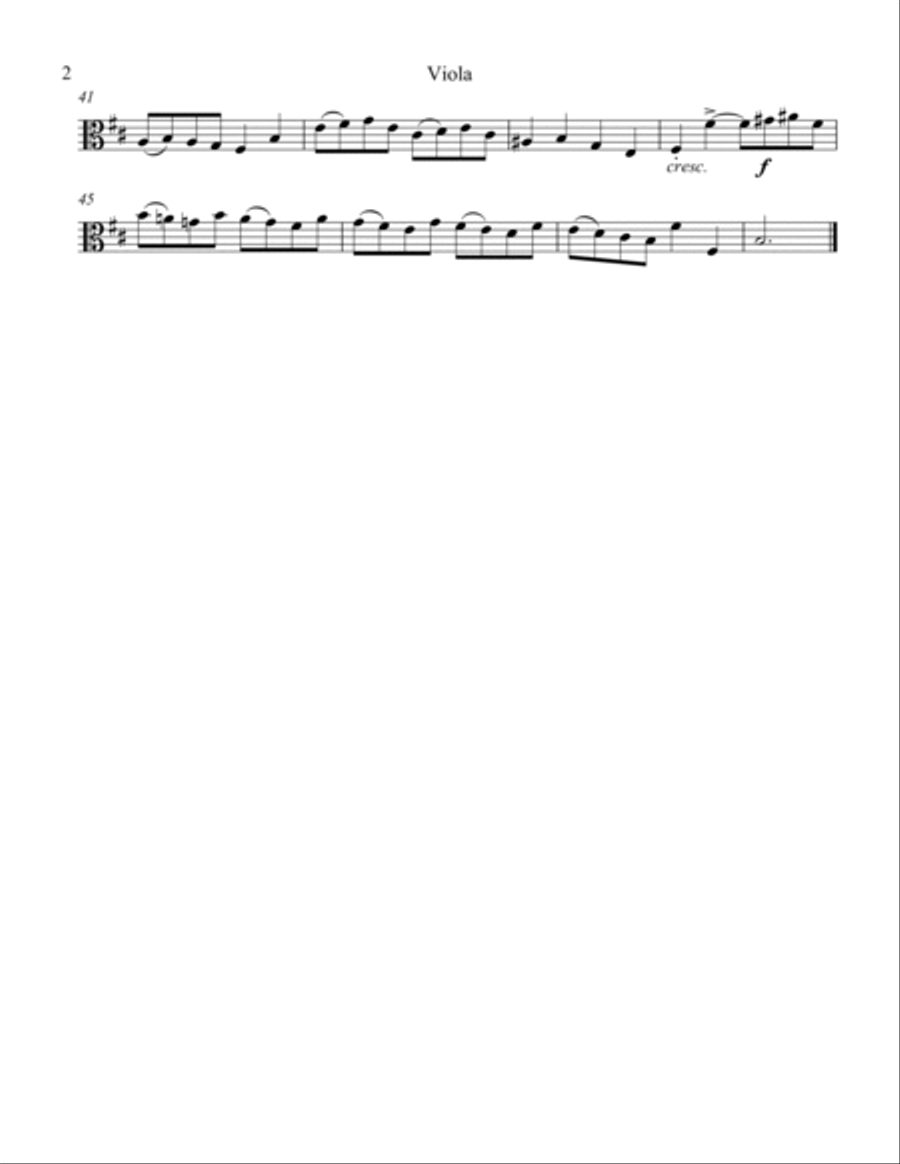 Bouree Bouree String Duet scores gallery preview page 2