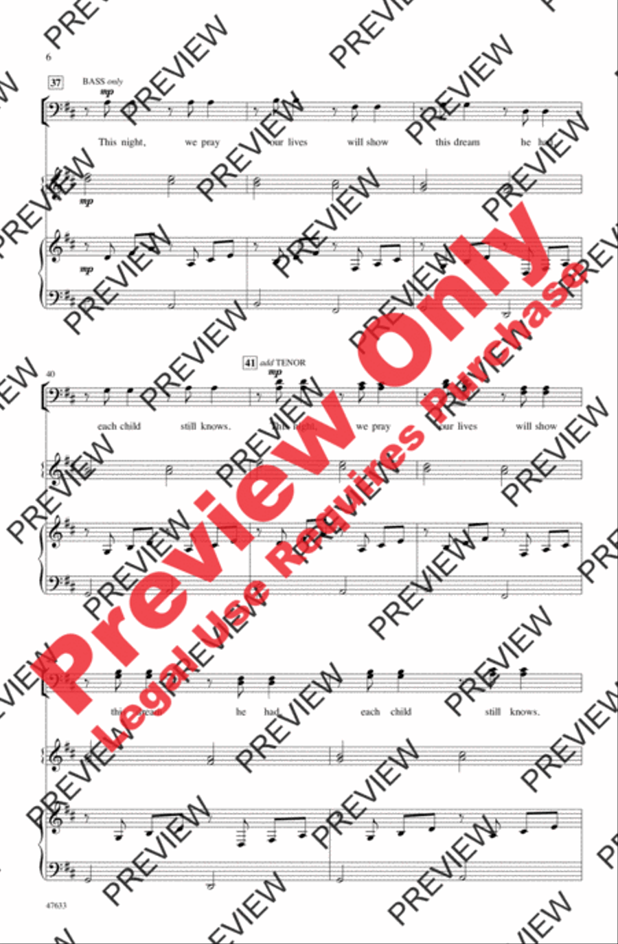 Christmas Canon Christmas Canon 4-Part scores gallery preview page 5