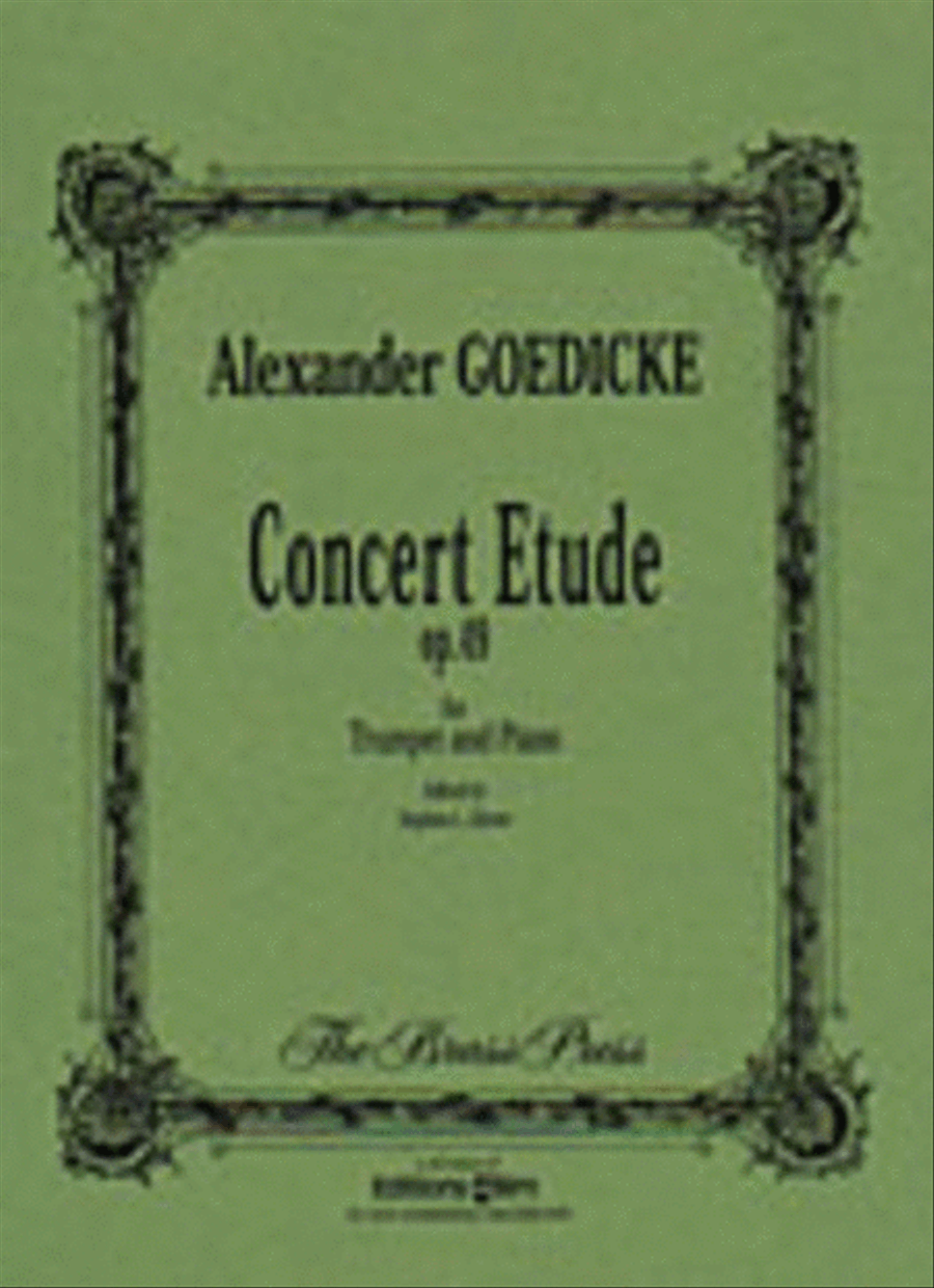 Concert Etude op. 49 Concert Etude op. 49 Trumpet Solo scores gallery preview page 1