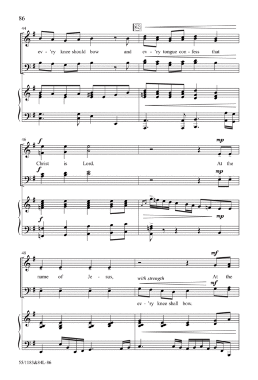 Come to the Cross and Remember 4-Part scores gallery preview page 62