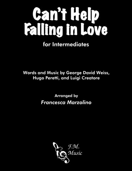 Can't Help Falling In Love (Intermediate Piano) image number null