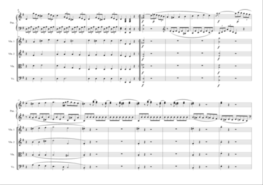 L.V.Beethoven Piano Sonatine -PianoConcerto Piano Quintet scores gallery preview page 4
