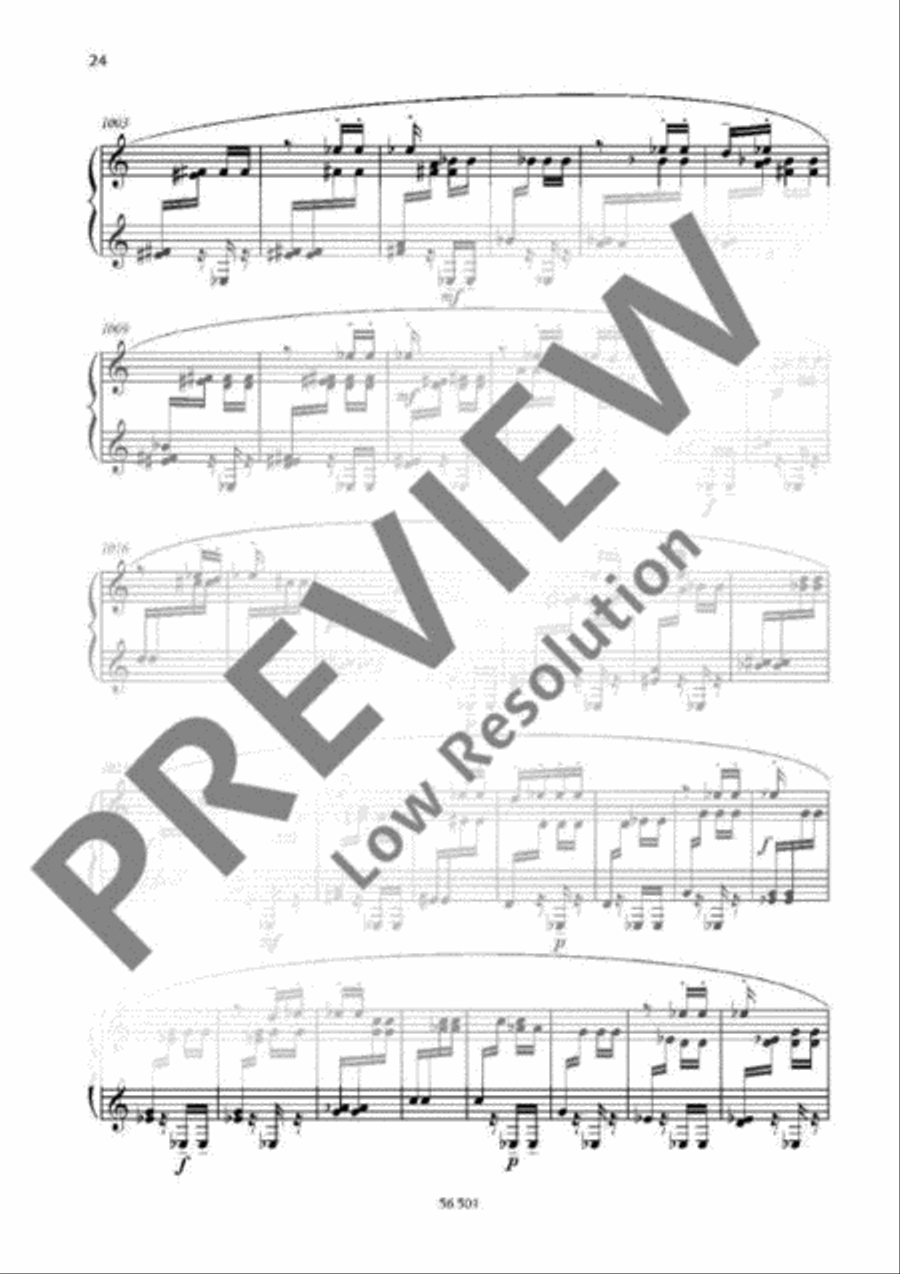 Whirling Udumbara I & II Piano Solo scores gallery preview page 20