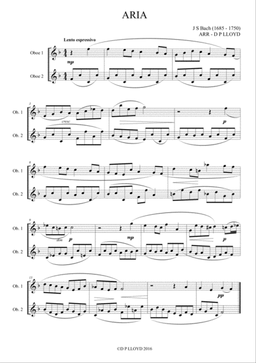 Oboe Duets - 10 Baroque duets for Oboe - Volume 1 Woodwind Duet scores gallery preview page 5