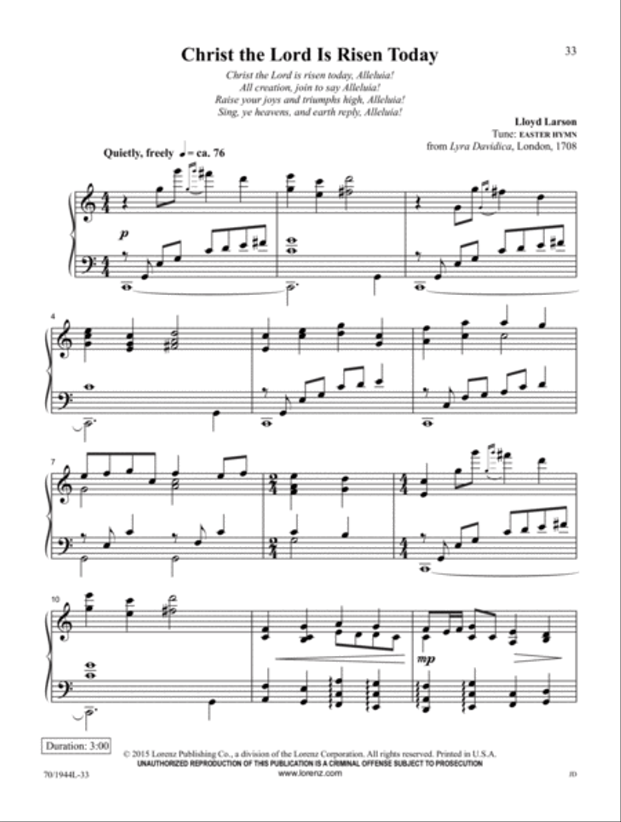 The Triumphs of His Grace Piano Solo scores gallery preview page 14