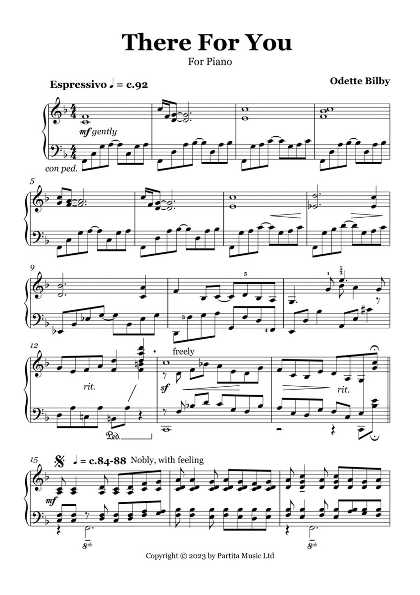 There For You (Solo Piano) image number null