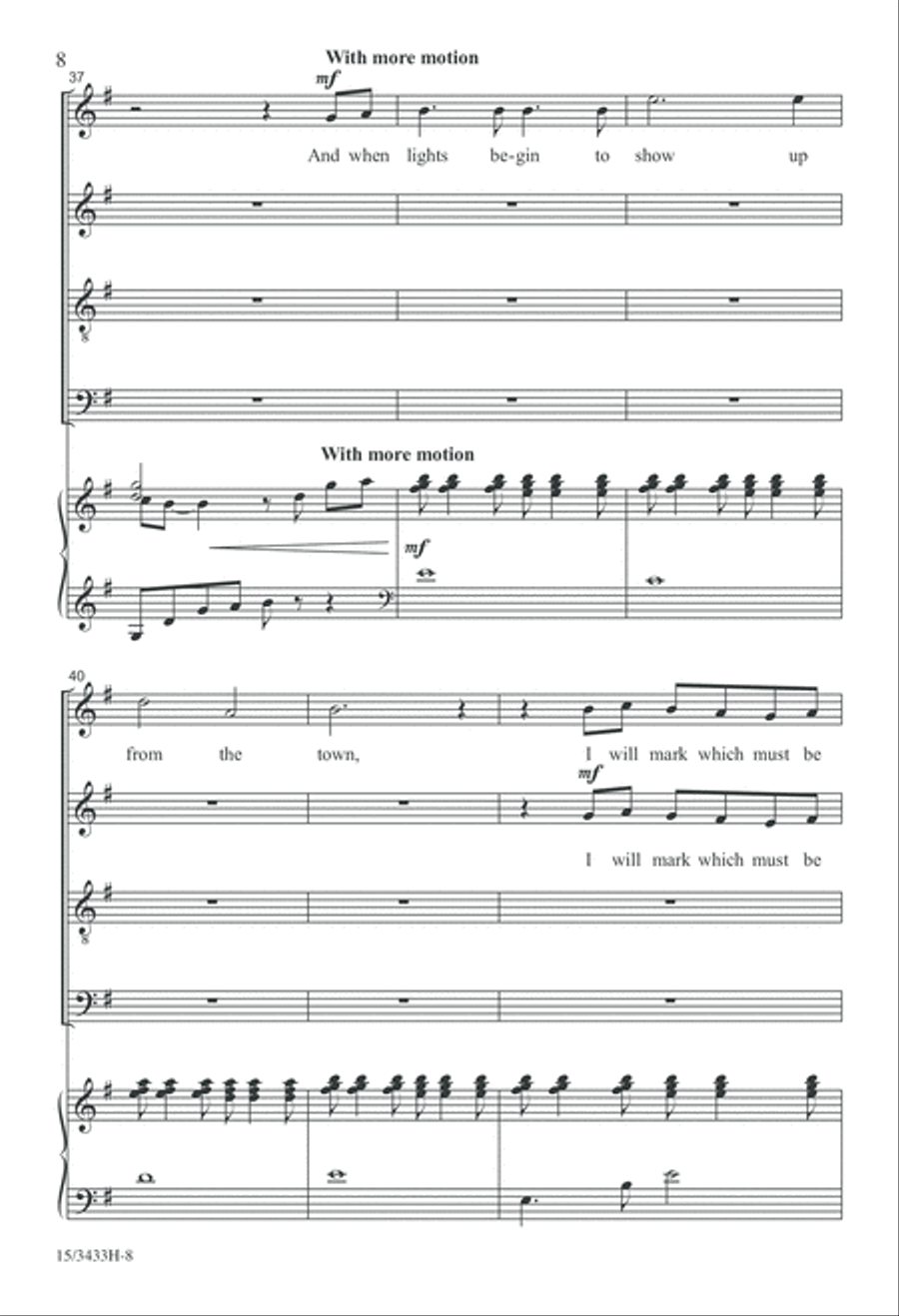 Afternoon on a Hill Afternoon on a Hill 4-Part scores gallery preview page 8