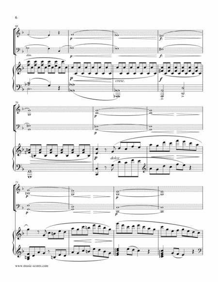 Gade - Allegro Animato - 1st movement from Piano Trio - Violin, Cello and Piano image number null