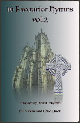 Book cover for 16 Favourite Hymns Vol.2 for Violin and Cello Duet