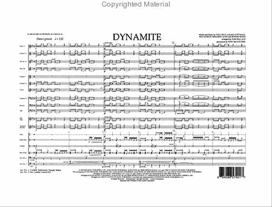 Dynamite Dynamite Pep Band scores gallery preview page 2
