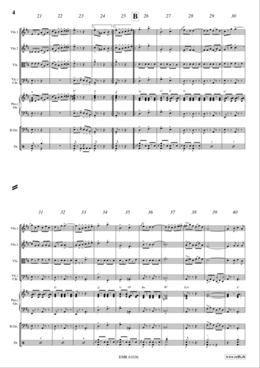 Semper Fidelis String Quartet scores gallery preview page 4