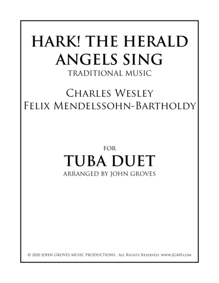 Hark! The Herald Angels Sing - Tuba Duet image number null