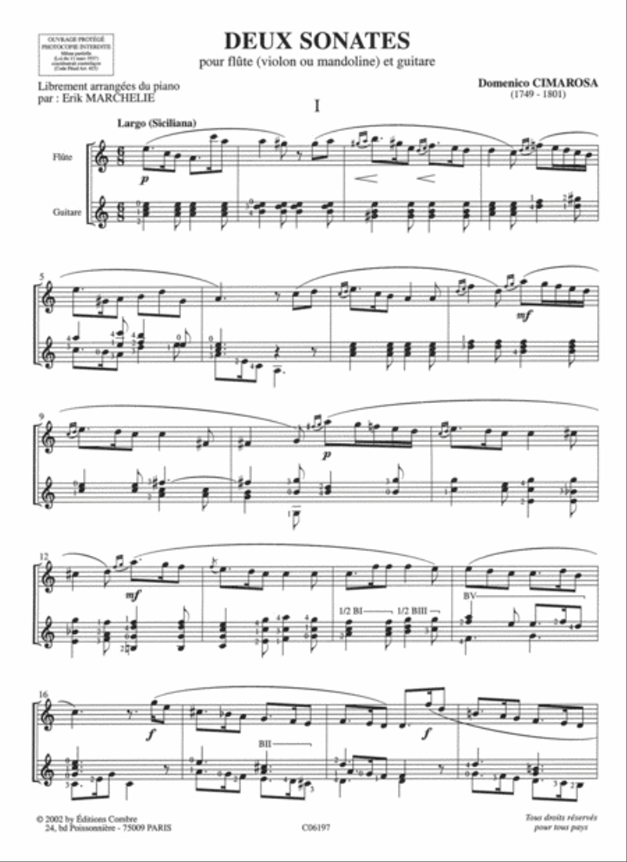 Sonates (2) Sonates (2) Flute scores gallery preview page 2