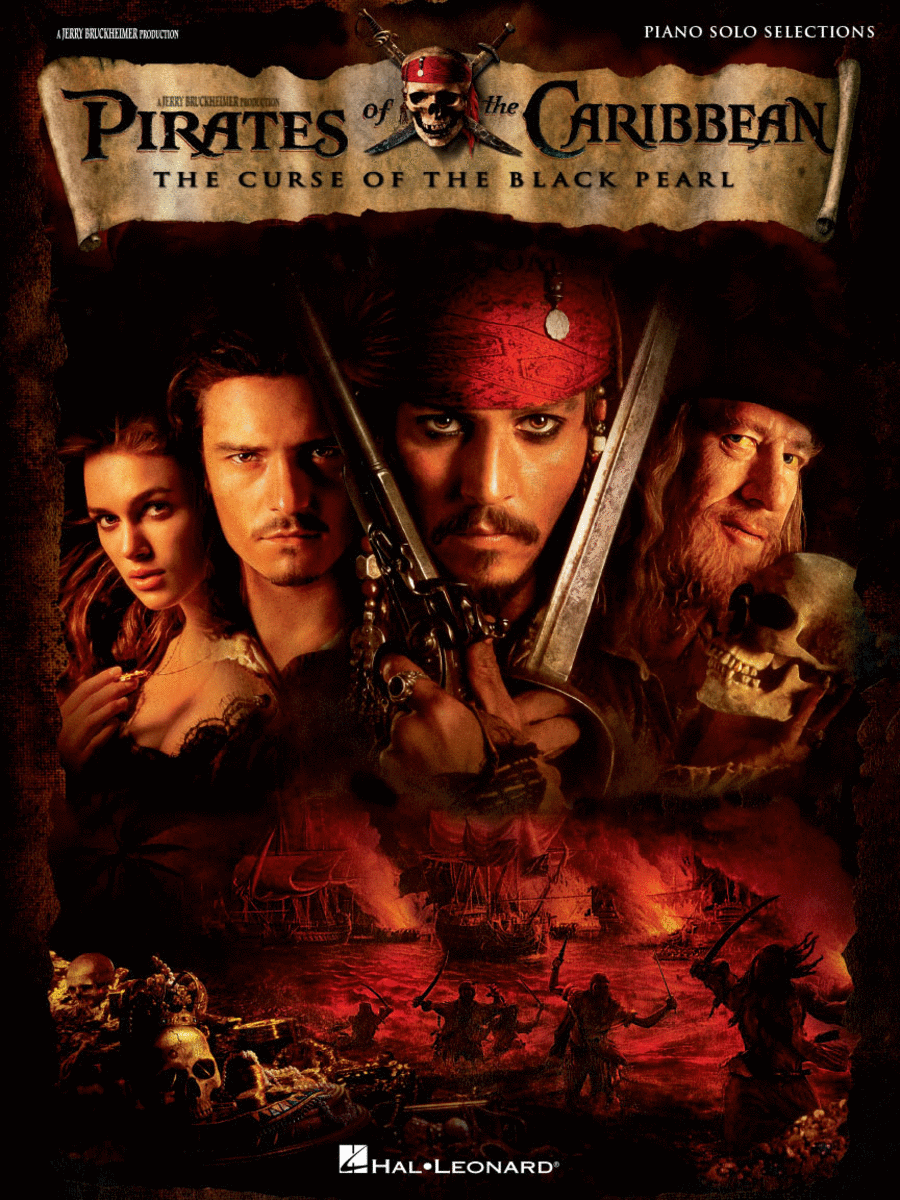 Pirates of the Caribbean – The Curse of the Black Pearl Piano Solo scores gallery preview page 1