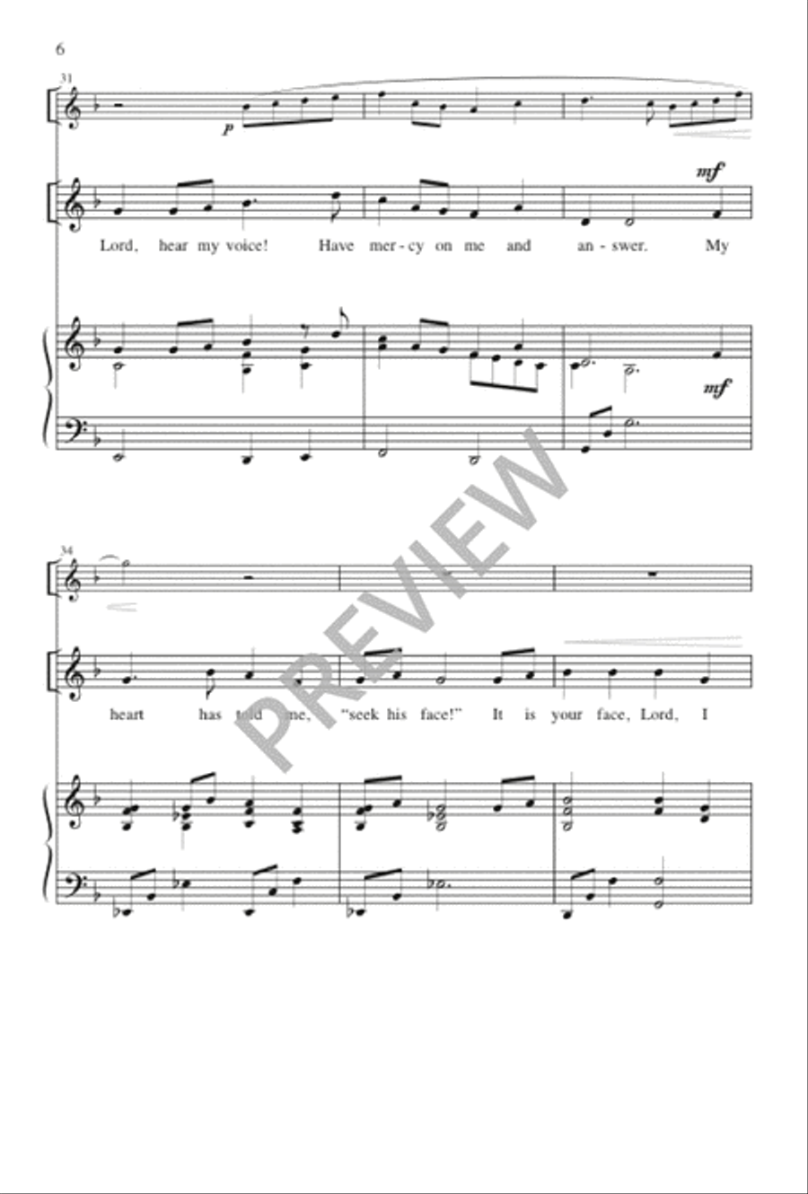 In the Land of the Living 2-Part scores gallery preview page 7