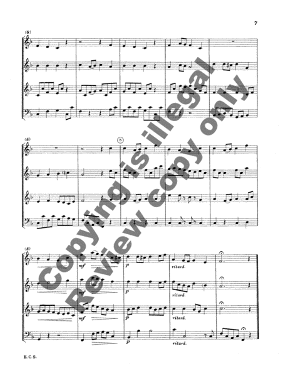 My Heart Ever Faithful My Heart Ever Faithful 4-Part scores gallery preview page 8