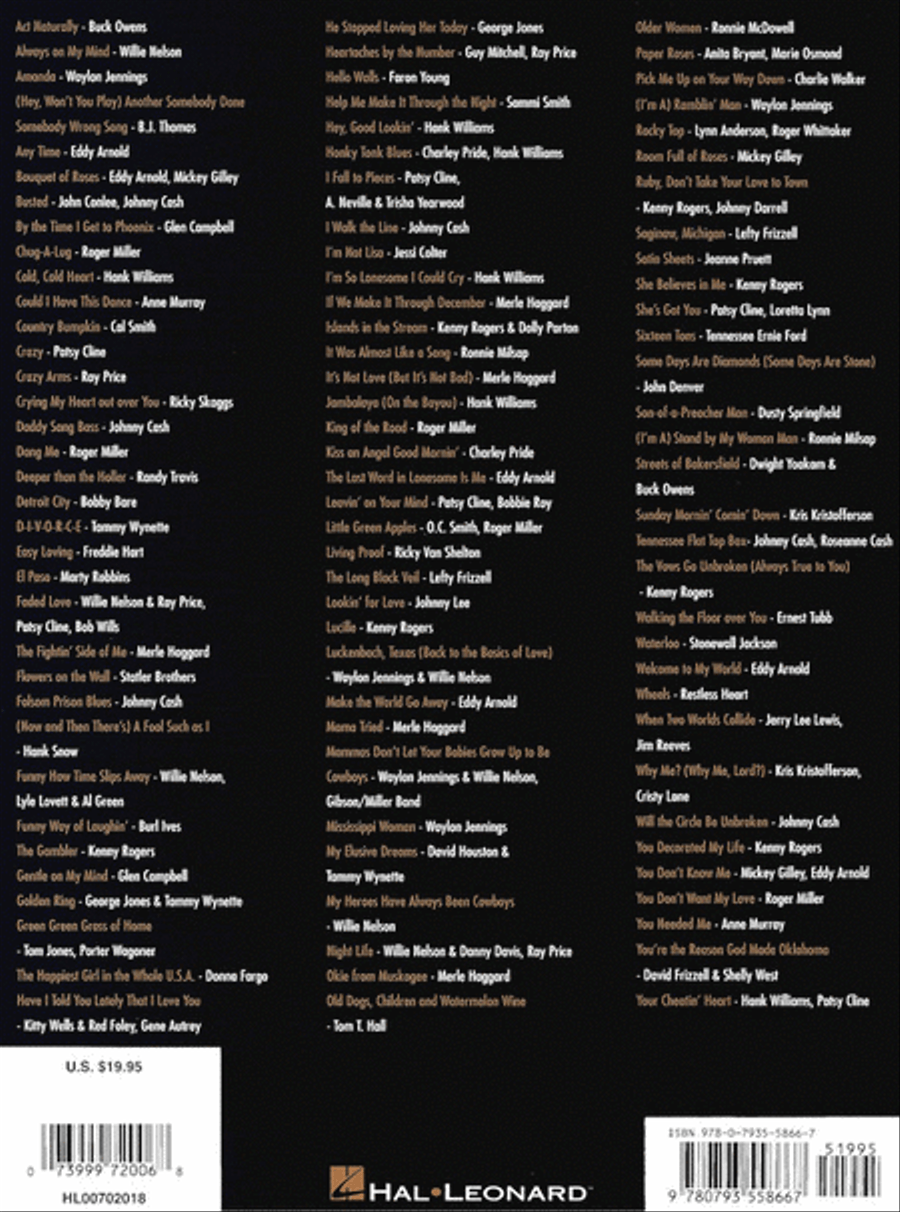 The Classic Country Book Electric Guitar scores gallery preview page 6