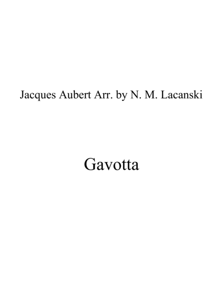 Gavotta for Violin and Cello image number null