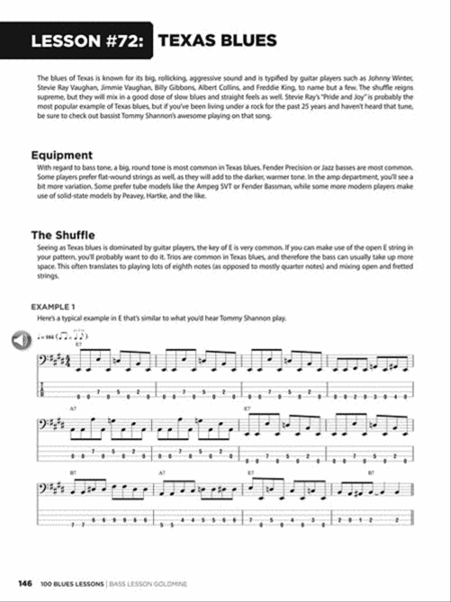 100 Blues Lessons 100 Blues Lessons Electric Guitar scores gallery preview page 8