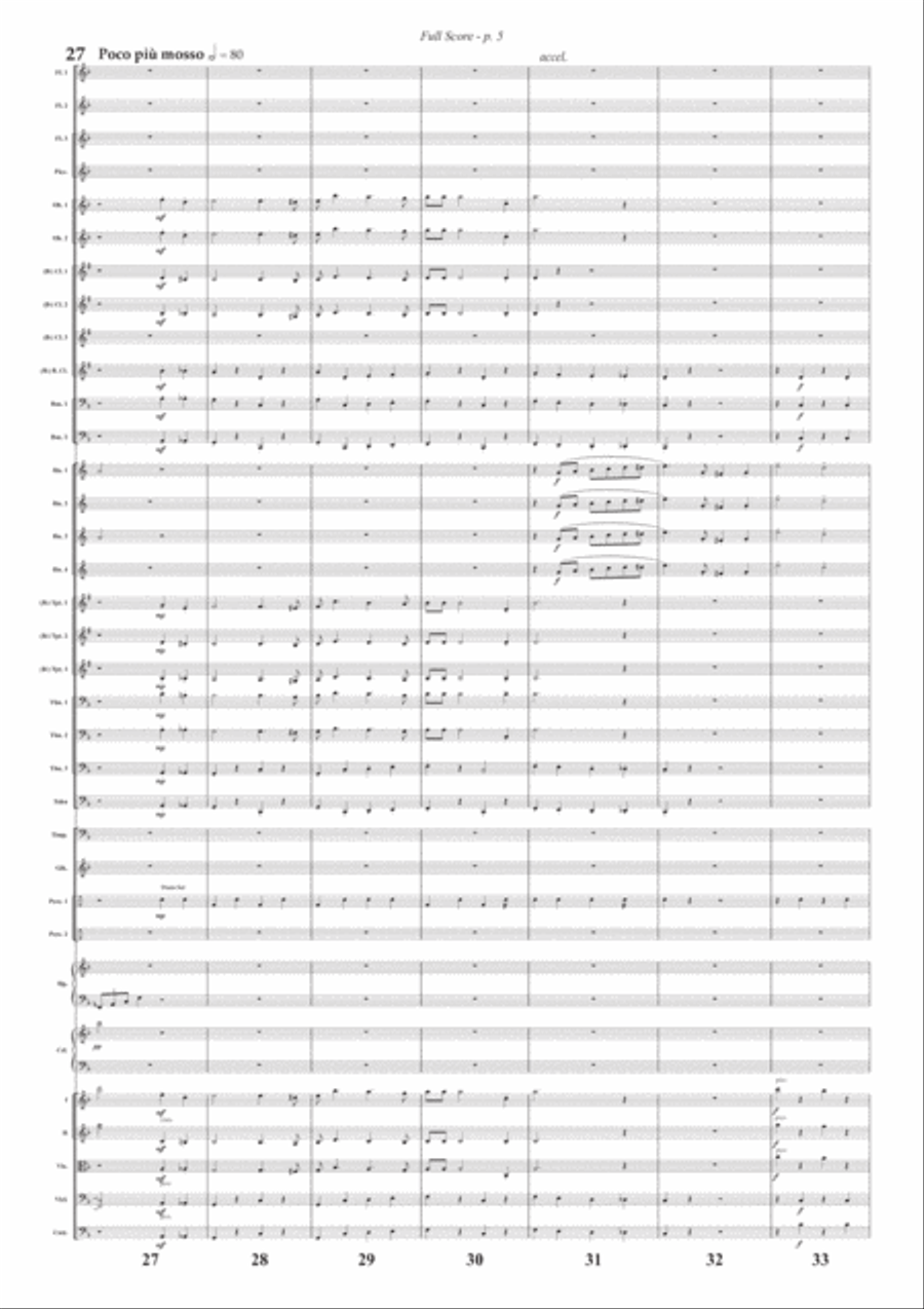 Mary Poppins: A Symphonic Fantasy Full Orchestra scores gallery preview page 5