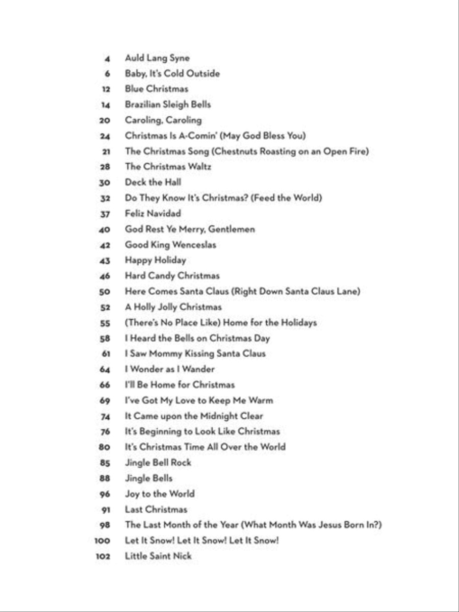 The Easy Christmas Songbook Easy Piano scores gallery preview page 3
