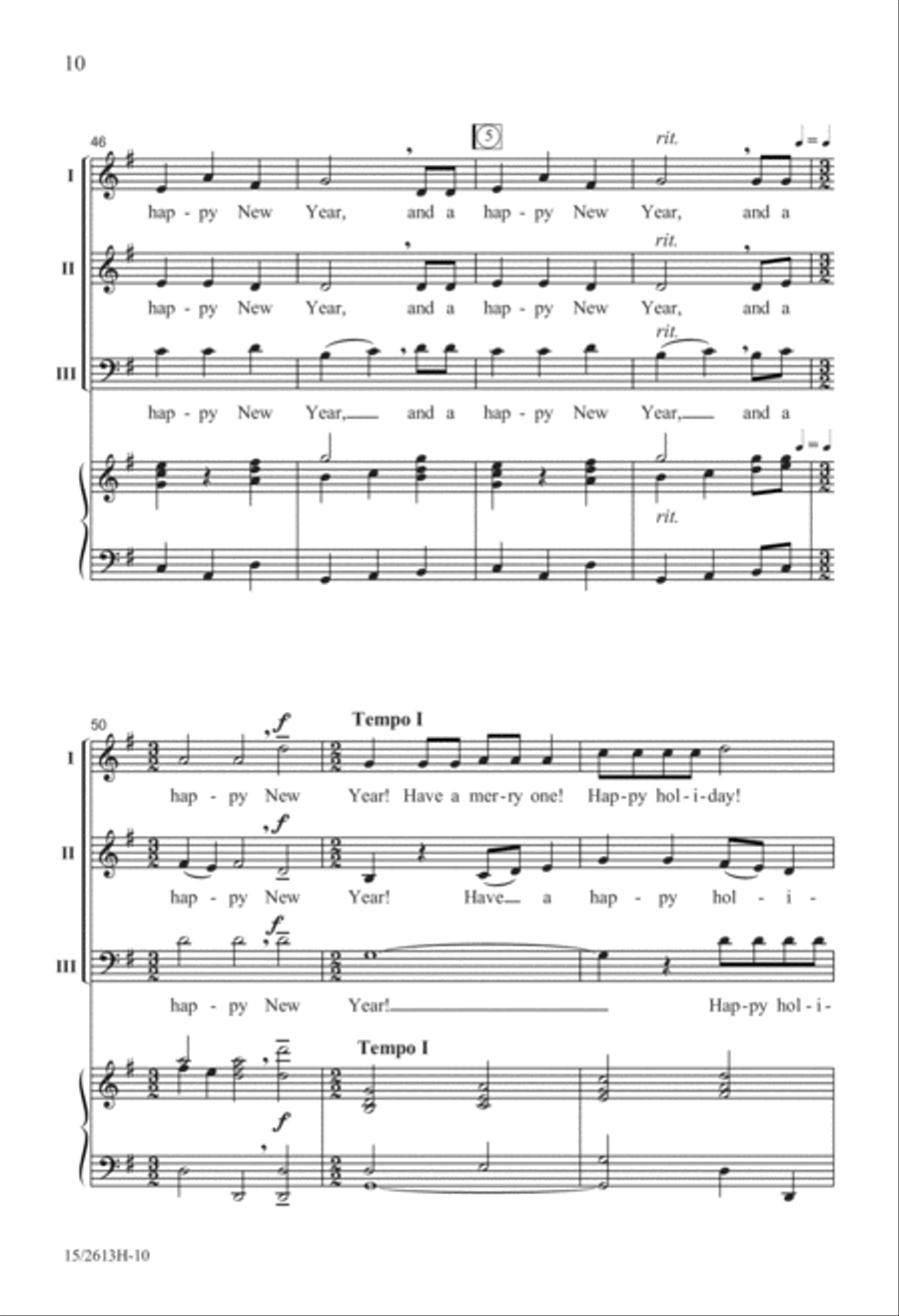 Have a Merry One! 3-Part scores gallery preview page 11