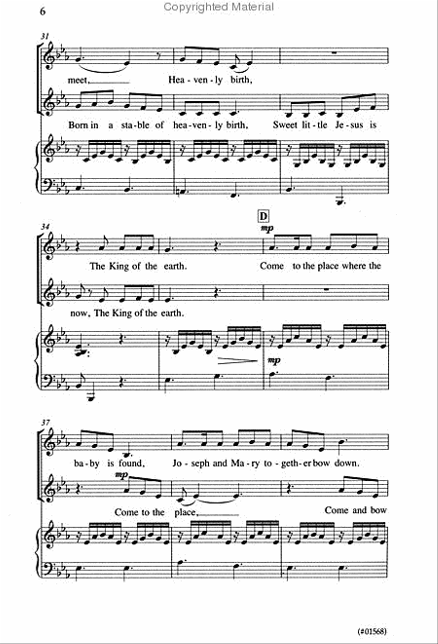 Come to See Jesus the King - SSA SSA scores gallery preview page 3