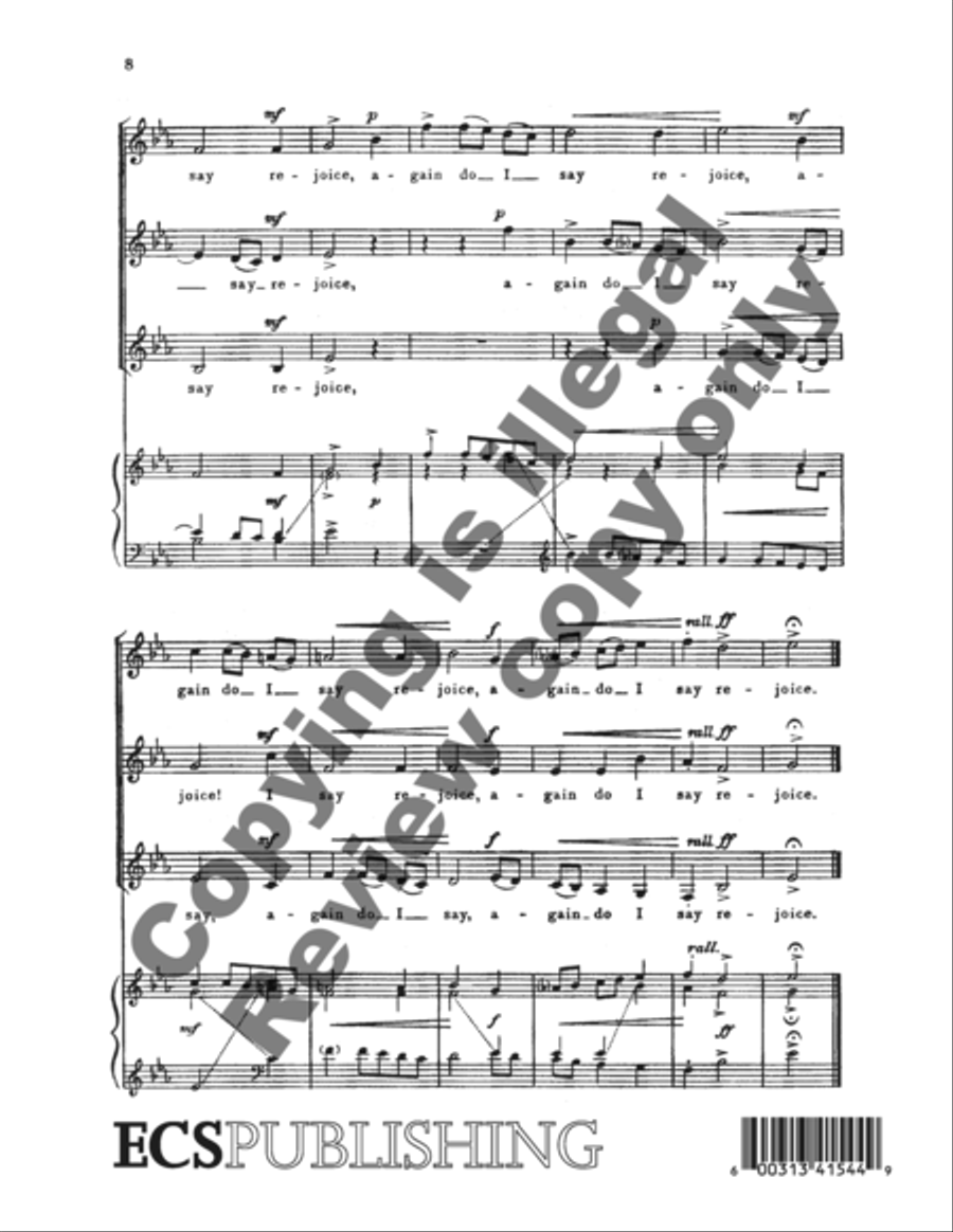 Rejoice In The Lord Rejoice In The Lord SSA scores gallery preview page 10