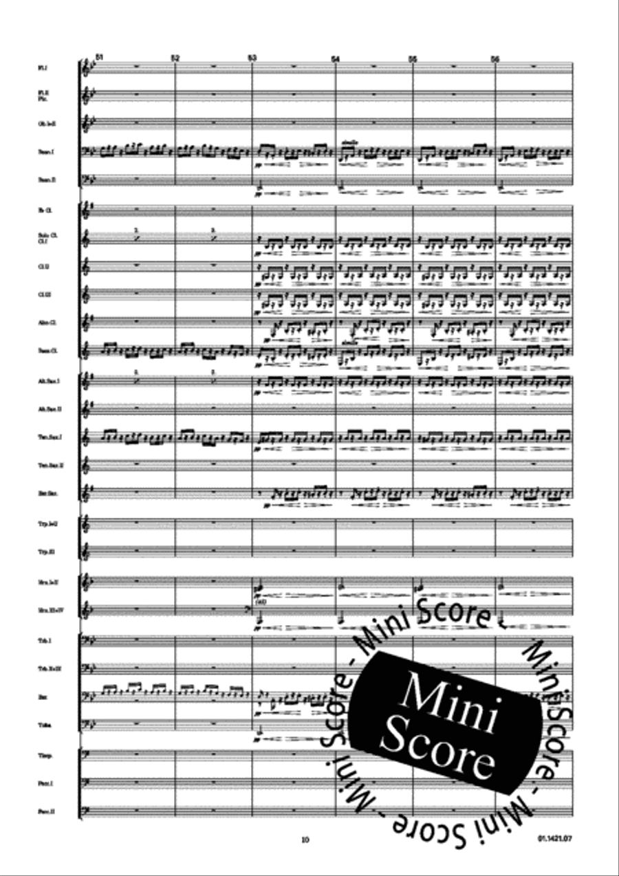 Asturias Concert Band scores gallery preview page 16